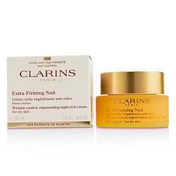 Extra-Firming Nuit Wrinkle Control, Regenerating Night Rich Cream - For Dry Skin --50ml/1.6oz