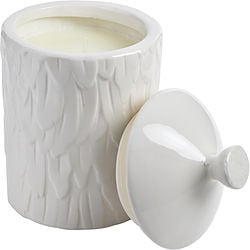 WILDFLOWER FEATHER TEXTURED SCENTED CANDLE 18.4 OZ