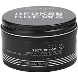 REDKEN BREWS TEXTURE POMADE OUTPLAY MAXIMUM CONTROL 3.4 OZ