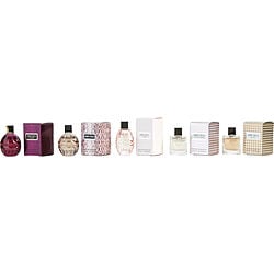 5 PIECE VARIETY WITH JIMMY CHOO EDP & FEVER EDP & L'EAU EDT & ILLICIT EDP & ILLICIT FLOWER EDT AND ALL ARE 0.15 OZ MINI