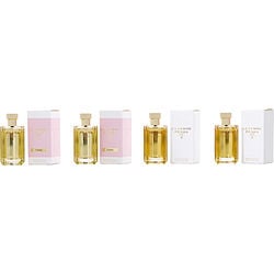 4 PIECE MINI VARIETY WITH PRADA LA FEMME EAU DE PARFUM X 2 & PRADA LA FEMME L'EAU EDT X 2 AND ALL ARE 0.30 OZ MINI