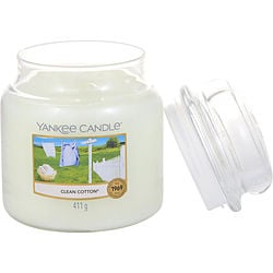 CLEAN COTTON SCENTED MEDIUM JAR 14.5 OZ