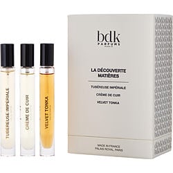 3 PIECE MINI VARIETY WITH TUBERUSE & OUD ABRAMAD & CREME DE CUIR AND ALL ARE EAU DE PARFUM 10ML/0.33OZ