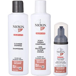 SET-3 PIECE FULL KIT SYSTEM 4 WITH CLEANSER SHAMPOO 5 OZ & SCALP THERAPY CONDITIONER 5 OZ & SCALP TREATMENT 1.7 OZ