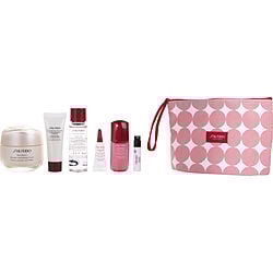 Benefiance Kit: Wrinkle Smoothing Cream 50ml + Cleansing Foam 15ml +Treatment Softner 30ml + Ultimune Power Infusing Concentrate 10ml + Ultimune Power Infusing Eye Concentrate 3ml + Ginza Eau de Parfum 0.8ml --6pcs+bag