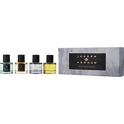 4 PC COLLECTION WITH DARK WOODS & BESPOKE & MODERN GENTLEMAN & MOUNTAIN AND ALL ARE EAU DE PARFUM SPRAY 0.68 OZ