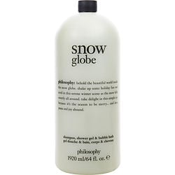 Snow Globe Shampoo, Shower Gel & Bubble Bath --1920ml/64oz