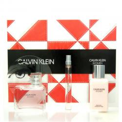 GIFT/SET CALVIN KLEIN WOMEN 3 PCS. 3.4 EDP SPRAY 3.4 PERFUME BODY LOTION 10ML EDP FOR WOMEN. DESIGNER:CALVIN KLEI Perfume By CALVIN KLEIN For WOMEN