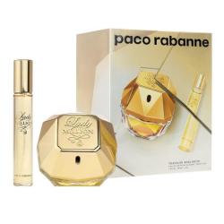 GIFT/SET LADY MILLION 2 PCS. 2.7 FL Perfume By PACO RABANNE For WOMEN