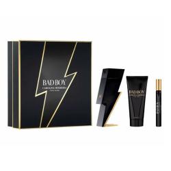 GIFT/SET CAROLINA HERRERA BAD BOY 3 PCS. 3PC SET(3. Perfume By CAROLINA HERRERA For M