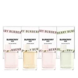 BURBERRY HER (W) 4PCS MINIATURE SET: 5ML HER EDP + 5ML HER EDP + 5ML LONDON DREAM + 5ML HER EDT FOR WOMEN. Perfume By For WOMEN