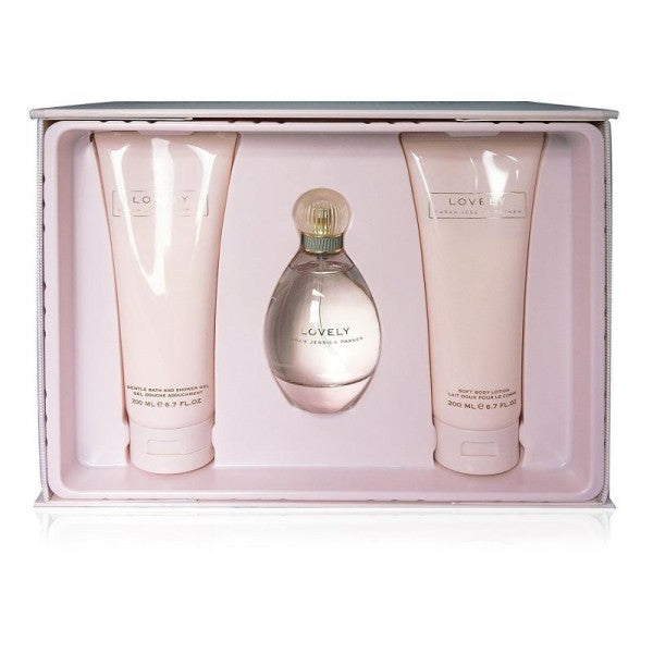 GIFT/SET LOVELY 3 PCS.[3. Perfume By SARAH JESSICA PARKER For WOMEN