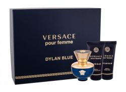 GIFT/SET DYLAN BLUE POUR FEMME 3 PCS. BY VERSACE: 1. Perfume By VERSACE For WOMEN