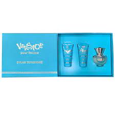 GIFT/SET VERSACE DYLAN TURQUOISE 3 PCS. 1. Perfume By VERSACE For WOMEN