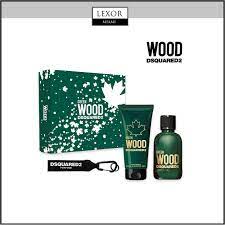 DSQUARED2 GREEN WOOD(M)2021(H/B)3PC Perfume By For Men