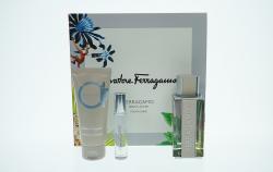 SALVATORE FERRAGAMO BRIGHT LEATHER(M)(H/B)(LI FREE)3PC Perfume By For MEN