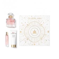 MON BY GUERLAIN 3 PCS. SET: GUERLAIN MON EAU DE PARFUM SP Perfume By GUERLAIN For Kid