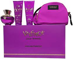 GIFT/SET DYLAN PURPLE BY VERSACE 4 PCS. 3. Perfume By VERSACE For WOMEN