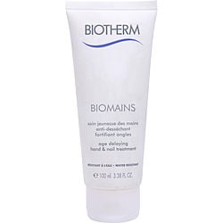 Biotherm Biomains Age Delaying Hand & Nail Treatment - Water Resistant--100ml/3.3oz