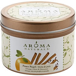 ONE 2.5x1.75 inch TIN SOY AROMATHERAPY CANDLE.  COMBINES THE ESSENTIAL OILS OF ORANGE, CLOVE & CINNAMON TO CREATE A WARM AND COMFORTABLE ATMOSPHERE.  BURNS APPROX. 15 HRS.