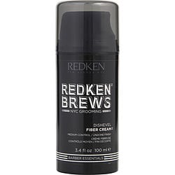 REDKEN BREWS DISHEVEL FIBER CREAM MEDIUM HOLD 3.4 OZ