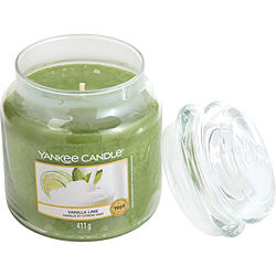 VANILLA LIME SCENTED MEDIUM JAR 14.5 OZ
