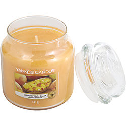MANGO PEACH SALSA SCENTED MEDIUM JAR 14.5 OZ