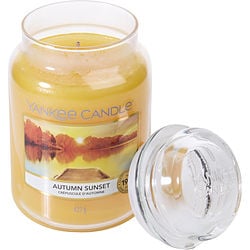 AUTUMN SUNSET SCENTED LARGE JAR 22 OZ