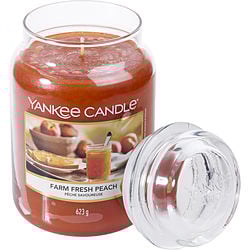 FARM FRESH PEACH SCENTED LARGE JAR 22 OZ
