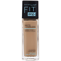 Fit Me Matte + Poreless Liquid Foundation - # 124 Soft Sand --30ml/1oz