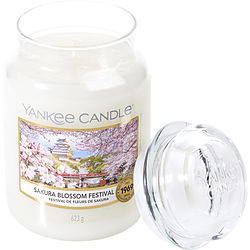 SAKURA BLOSSOM FESTIVAL SCENTED LARGE JAR 22 OZ