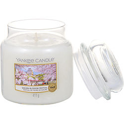 SAKURA BLOSSOM FESTIVAL SCENTED MEDIUM JAR 14.5 OZ