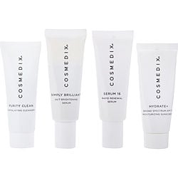 Even Skin Tone 4-Piece Essentials Kit: Purity Clean + Simply Brilliant + Serum 16 + Hydrate+ --4x15ml/0.5oz