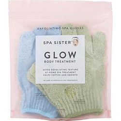 SPA SISTER TWIN EXFOLIATING GLOVES TREATMENT (SAGE & BLUE)