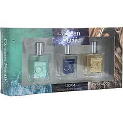3 PIECE VARIETY SET INCLUDES STOKED & DRIFTWOOD & STORM AND ALL ARE EAU DE PARFUM SPRAY 1 OZ