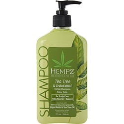 TEA TREE AND CHAMOMILE HERBAL SHAMPOO 17 OZ