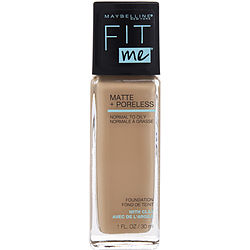 Fit Me Matte + Poreless Liquid Foundation - # 125 Nude Beige --30ml/1oz