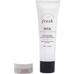 Hand And Lip Love Set: Milk Hand Cream 50ml + Sugar Lip Mask 2g --2pcs
