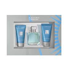 GIFT/SET AZZARO CHROME 3 PCS.[ 3.4 EDP SPRAY  10ML EDP SPRAY  10M Perfume By AZZARO LORIS For MEN