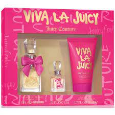 GIFT/SET VIVA LA JUICY 3 PCS.  3.4 FL Perfume By JUICY COUTURE For WOMEN