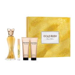 GIFT/SET PARIS HILTON GOLD RUSH BY PARIS HILTON 4 PCS.  3.4 FL Perfume By PARIS HILTON For WOMEN