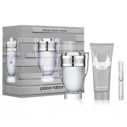 GIFT/SET INVICTUS 3 PCS.  3.4 FL Perfume By PACO RABANNE For MEN
