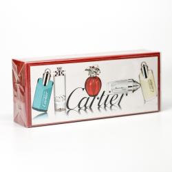 GIFT/SET CARTIER 5 PCS.  .1 FL Perfume By CA For MEN