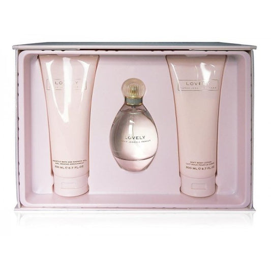 GIFT/SET LOVELY 3 PCS.[3. Perfume By SARAH JESSICA PARKER For WOMEN