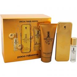 GIFT/SET 1 MILLION BY PACO RABANNE 3PCS. [3.4 FL Perfume By PACO RABANNE For MEN