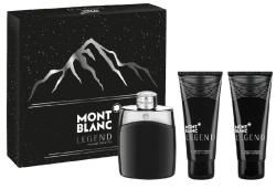 GIFT/SET LEGEND 3 PCS.  3.3 FL Perfume By MONT BLANC For MEN