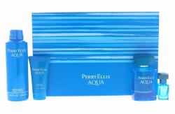 PERRY ELLIS AQUA(M)(H/B)(LI FREE)4PC Perfume By  For MEN