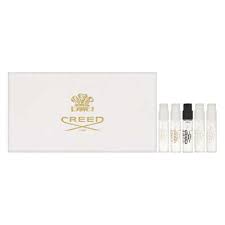 CREED 5 PC WOMEN(S SAMPLER EDP SET 5X1.7ML -AVENTUS FOR HER+LOVE IN WHITE+ACQUA Perfume By CREED For Women