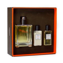 GIFT/SET TERRE D(HERMES 3 PCS.  3. Perfume By HERMES For MEN
