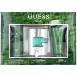 GIFT/SET GUESS MAN GREEN BOX 3PC  4. Perfume By GUESS For Men